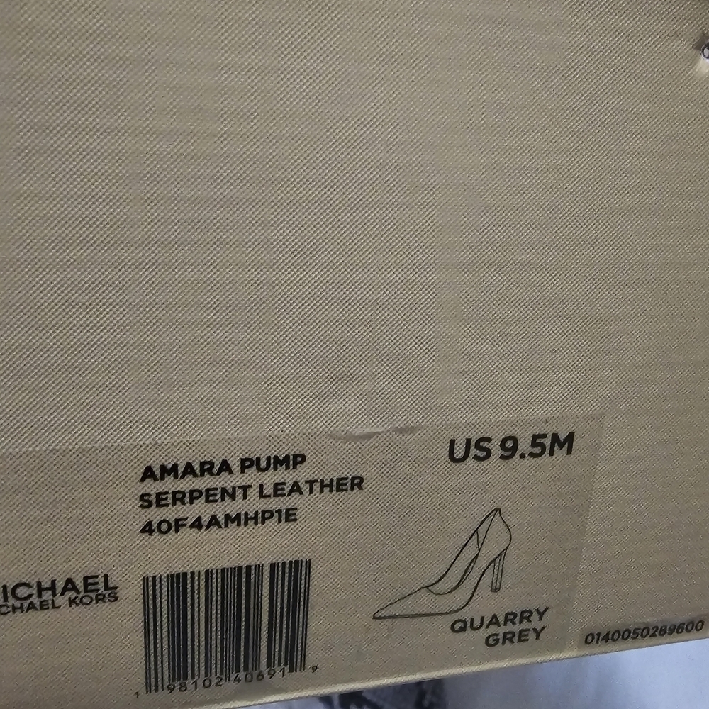 🆕 Michael Kors Amara Serpent Leather Heels. 9.5. NWT in Box! 💥 - Picture 4 of 4